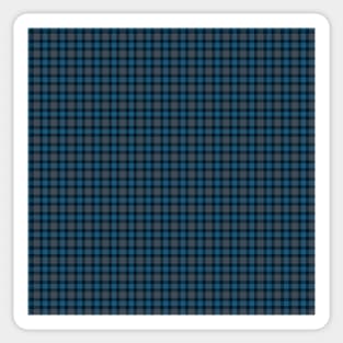 Orient Plaid - Shades of Blue Sticker